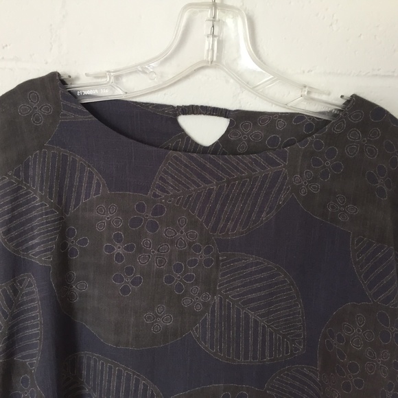 Dress Boat Neck Long Sleeve Art to Wear NWT OS - Picture 3 of 11